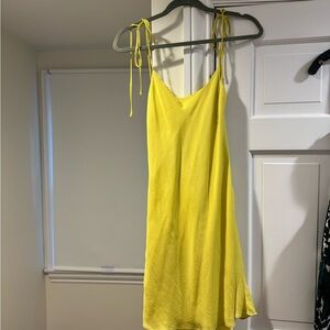 Yellow Mini Dress
